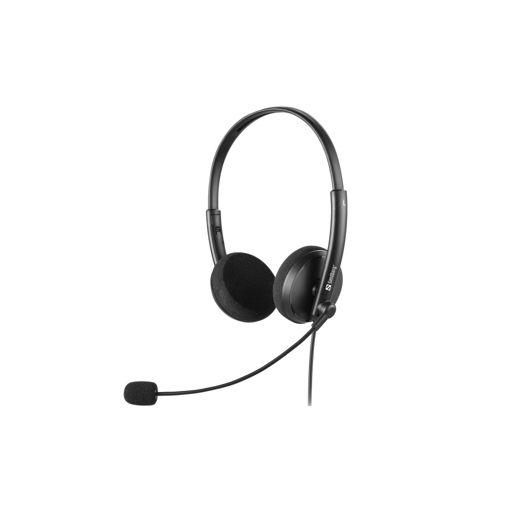 Навушники Sandberg Office Headset 3,5мм Black (325-41) - зображення 1