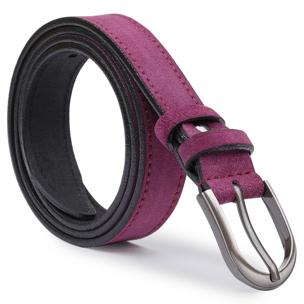 Ремінь Vintage Замшевий жіночий Фіолетовий (20801) - зображення 2