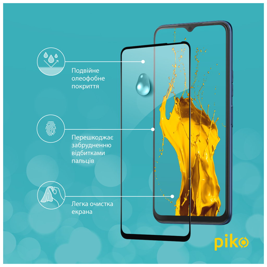 Скло захисне Piko Full Glue Tecno Spark 8p (1283126533112) - зображення 5