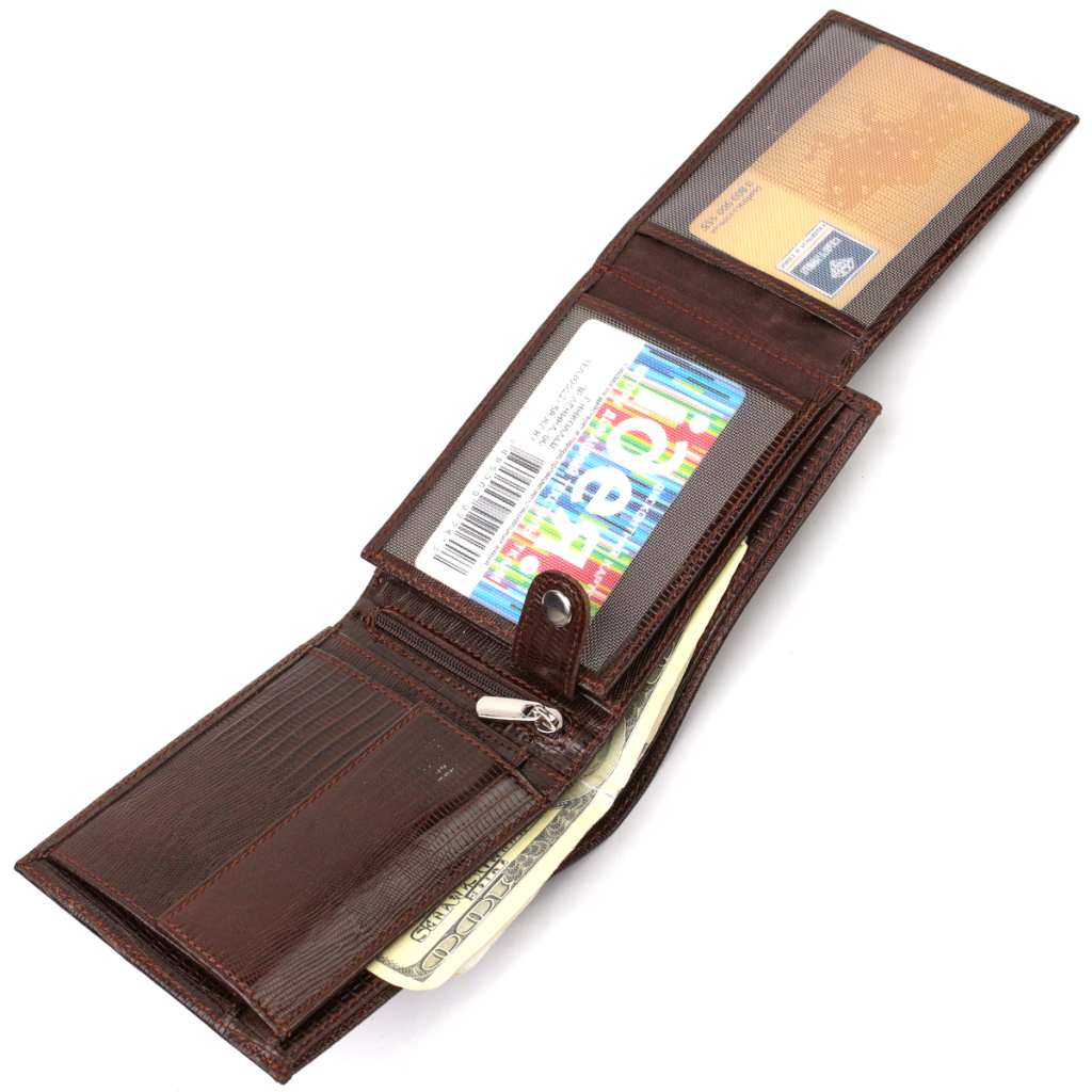 Гаманець Canpellini З натуральної шкіри Коричневий (21864) - зображення 6