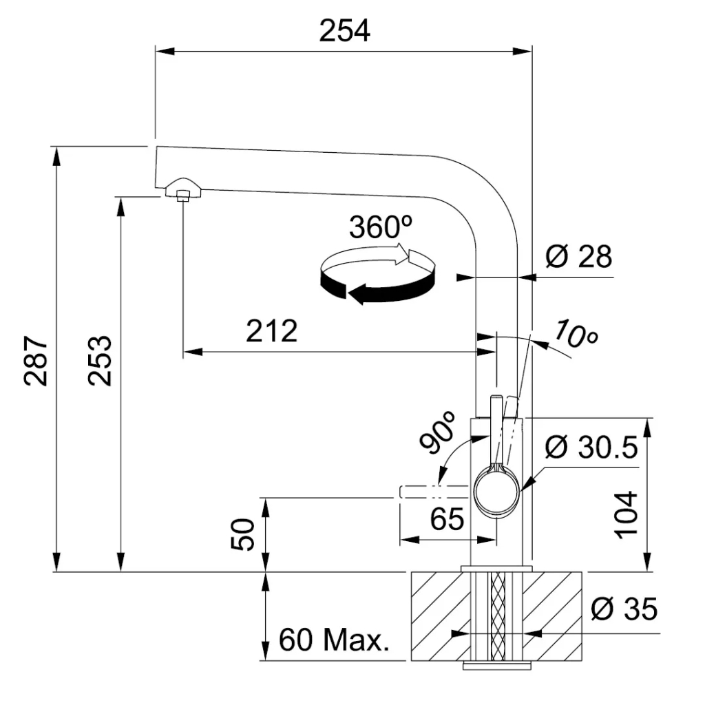 Змішувач Franke Lina L Clear Water (120.0730.779) - зображення 9