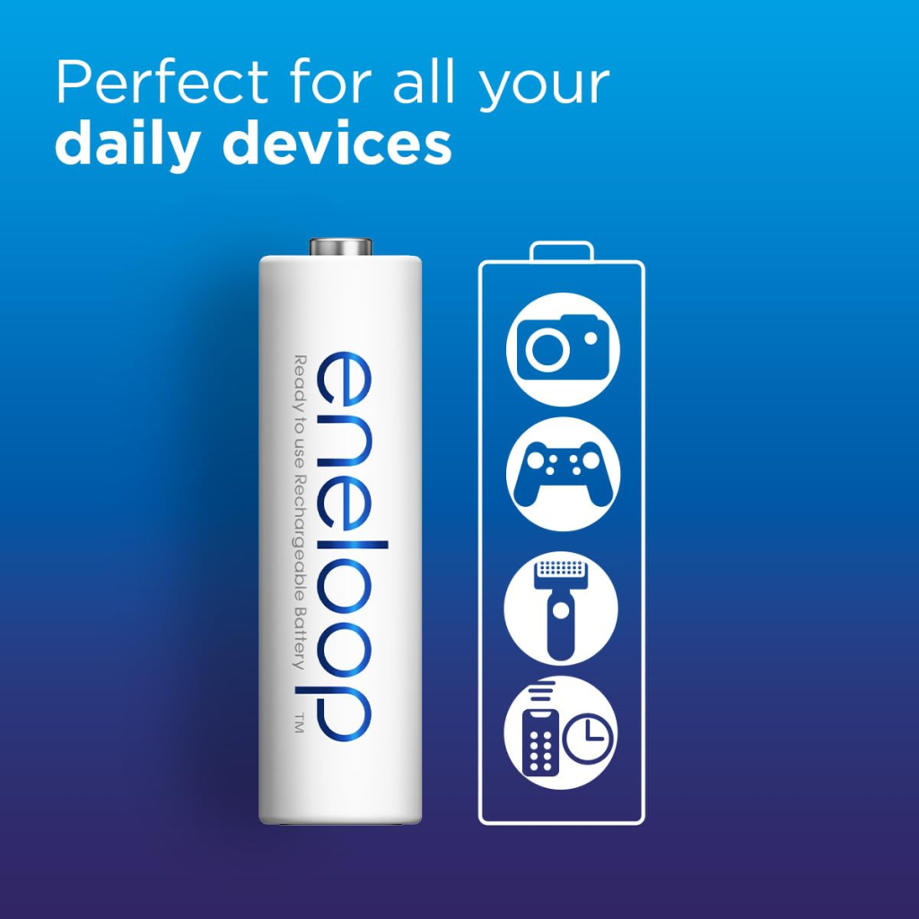 Акумулятор Panasonic AA Eneloop 2000mAh NI-MH * 2 (BK-3MCDE/2CP) - изображение 3