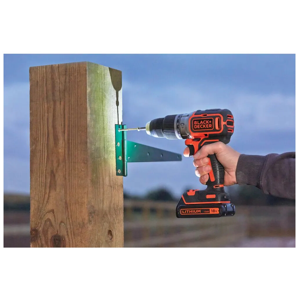 Шуруповерт Black&Decker ударний 18 В, 52 Нм (без АКБ та ЗП) (BL188N) - зображення 5