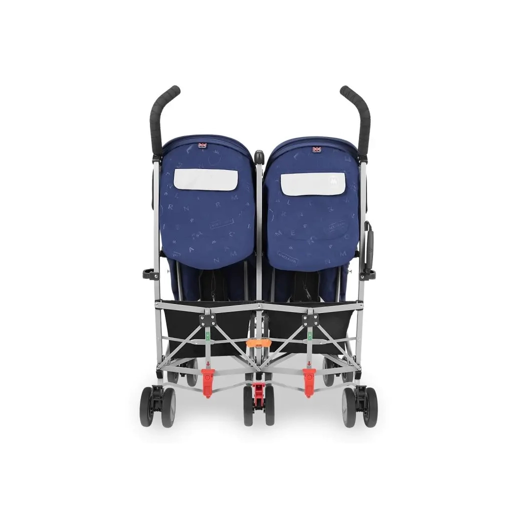 Коляска Maclaren Twin Triumph для двійні Blue/Silver (WM1Y120042) - зображення 5