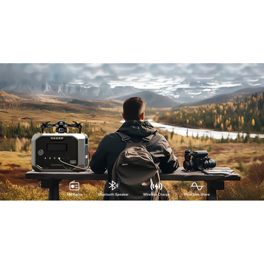 Зарядна станція Marsriva MP12 1200W, 1310Wh (MP12) - зображення 4