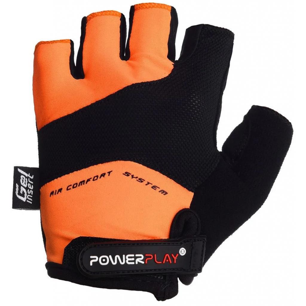 Велорукавиці PowerPlay 5013 Orange L (5013A_L_Orange) - зображення 2