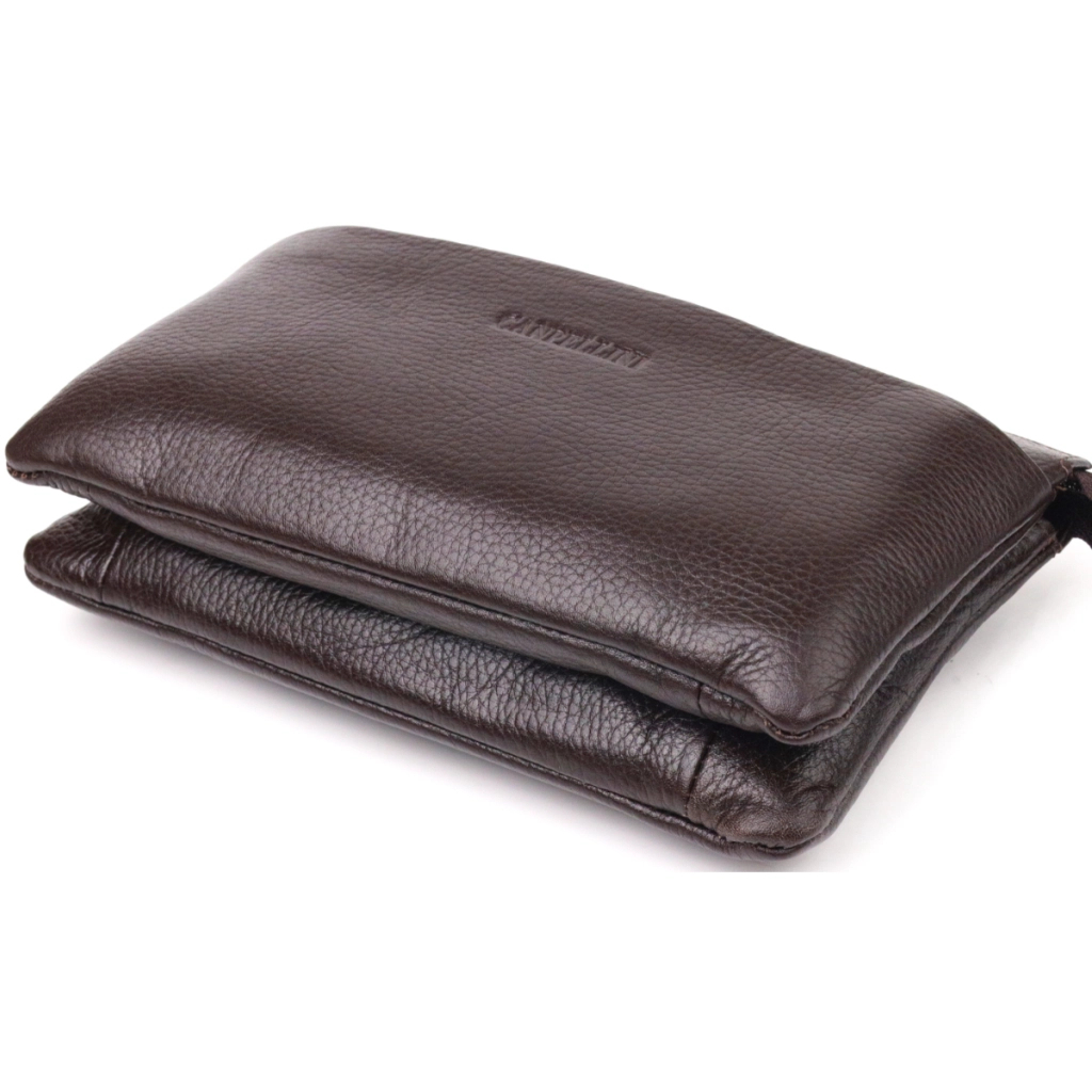 Сумка Canpellini З натуральної шкіри Коричнева (21553) - зображення 5