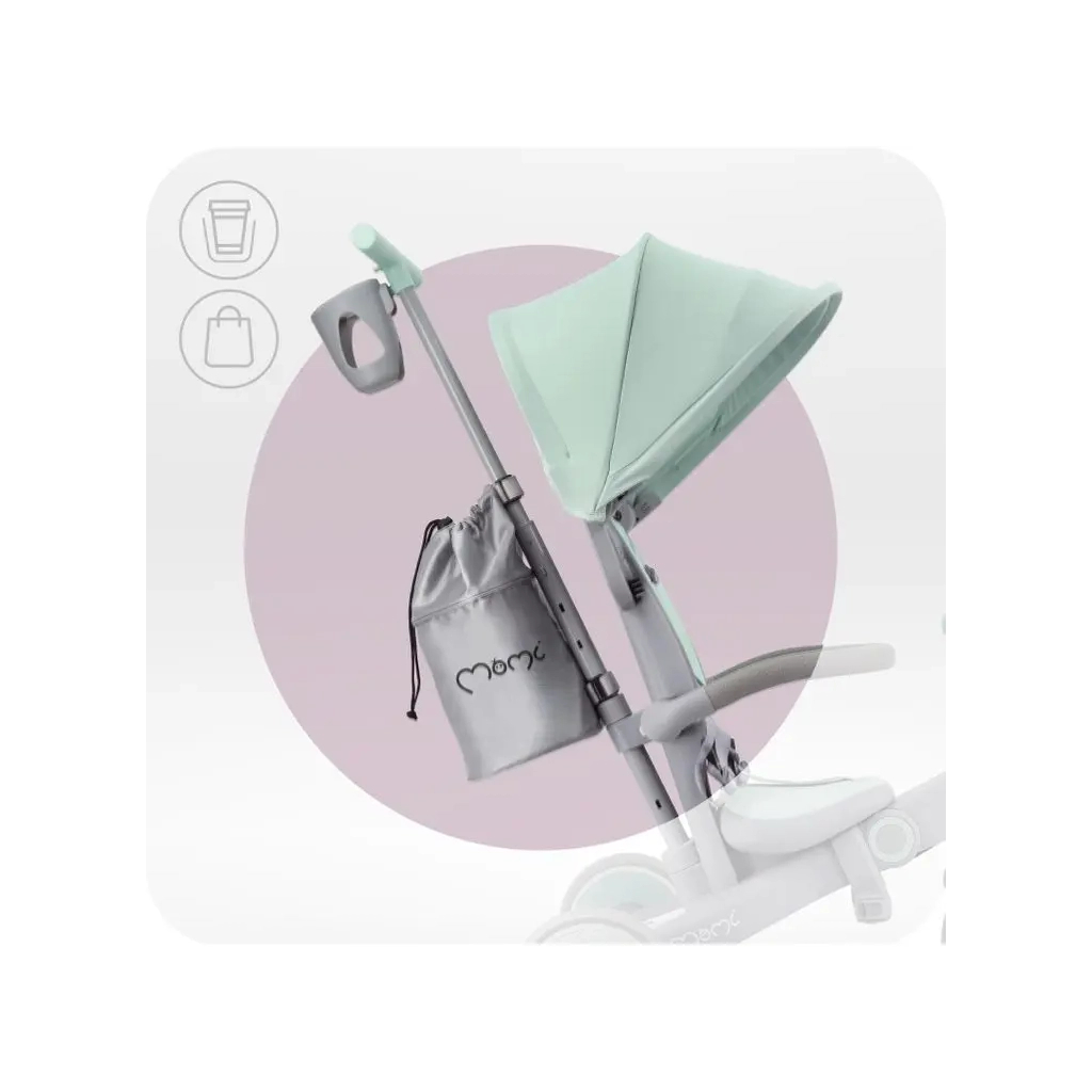 Дитячий велосипед MoMi Solivia green 4 в 1 (ROTR00018) - зображення 3