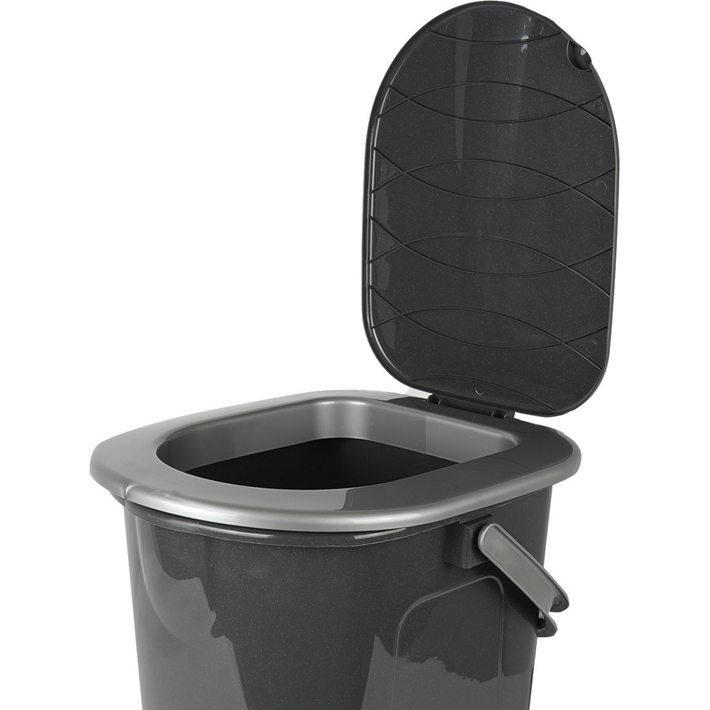 Відро-туалет Алеана Граніт/сірий 22 л (алн 171096/граніт/сіре) - изображение 5