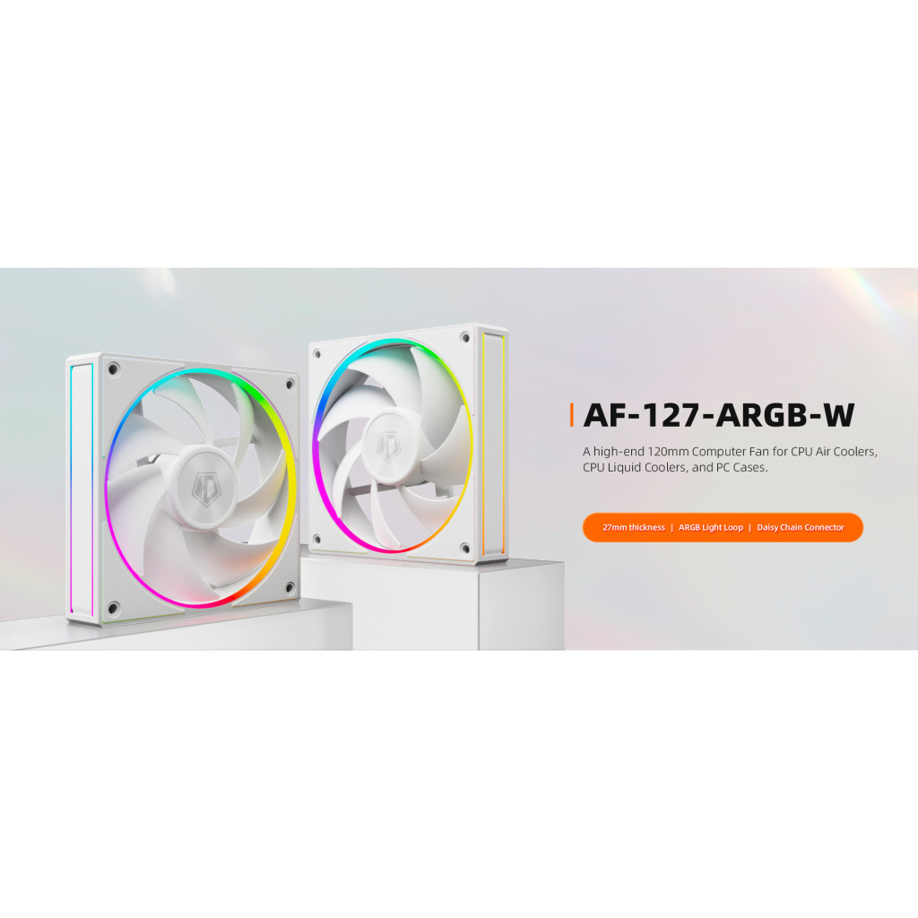 Кулер до корпусу ID-Cooling AF-127-ARGB-W - изображение 8