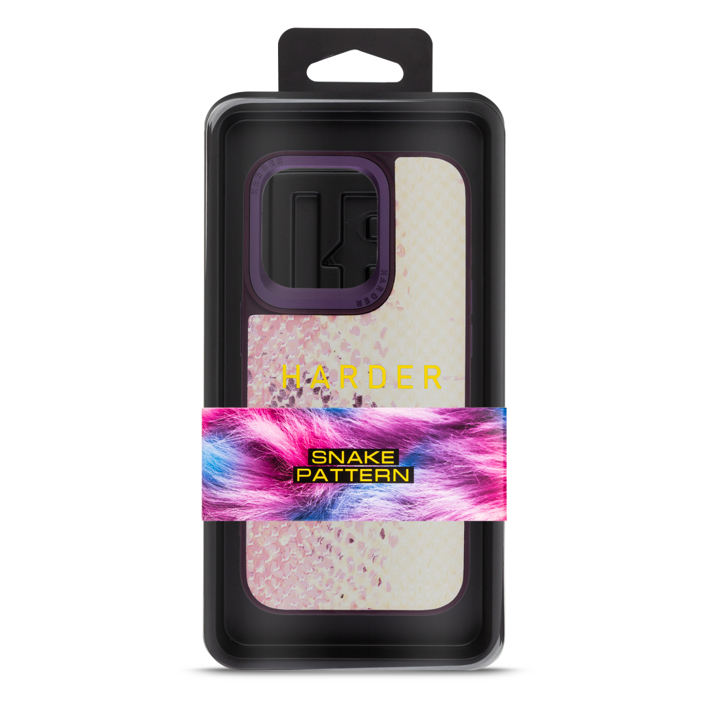 Чохол до мобільного телефона Harder Snake Pattern Apple iPhone 15 Pro Pink (ARM76797) - зображення 3