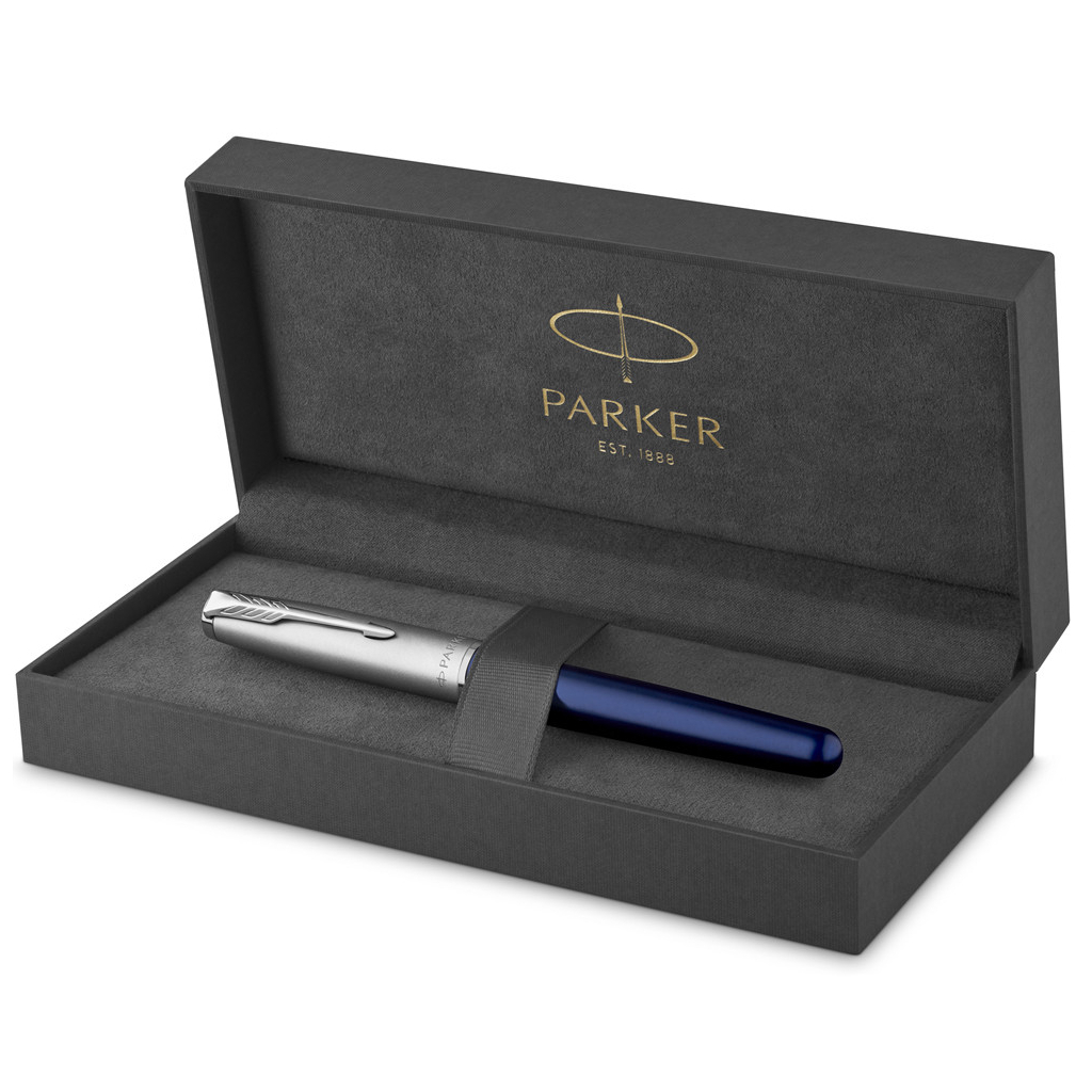 Ручка пір'яна Parker SONNET 17 Essentials Metal Blue Lacquer CT FP F (83 711) - изображение 5