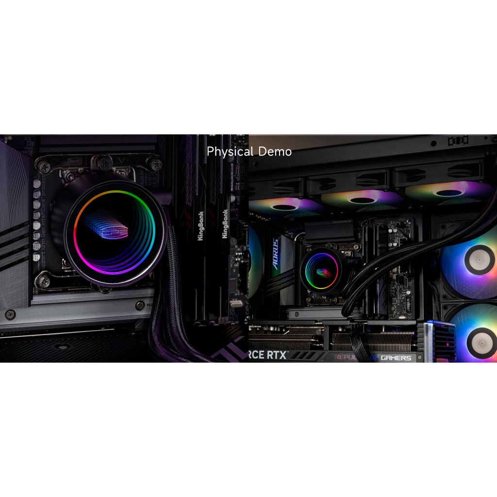 Система рідинного охолодження PcCooler DA360 ARGB BK - изображение 12