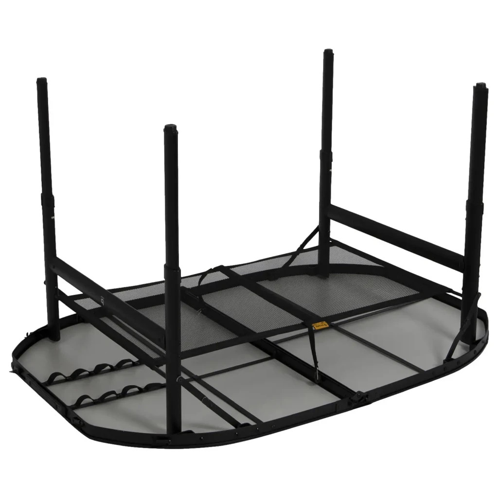 Туристичний стіл Bo-Camp Northgate Oval 120x80 cm Black/Grey (1404187) - зображення 2