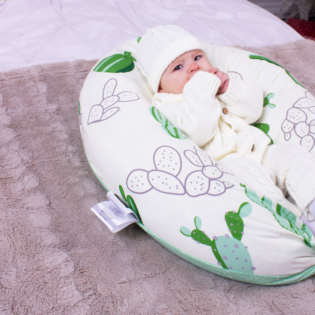 Подушка MirSon для вагітних та годування №8317 Print Line 19-2508 Sabbia Бязь 30х170х20 см (2200006200420) - зображення 9