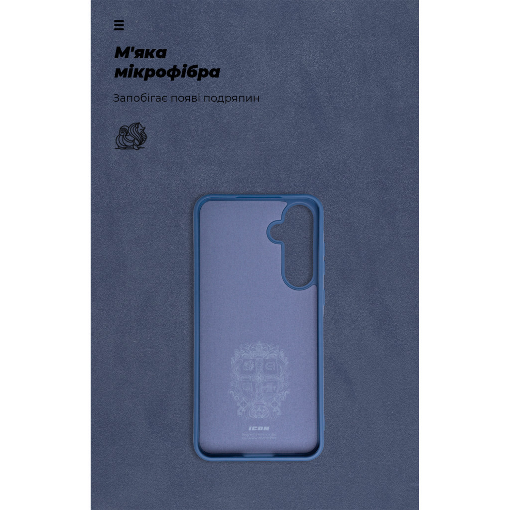 Чохол до мобільного телефона Armorstandart ICON Case Samsung A55 5G (A556) Dark Blue (ARM74324) - зображення 4