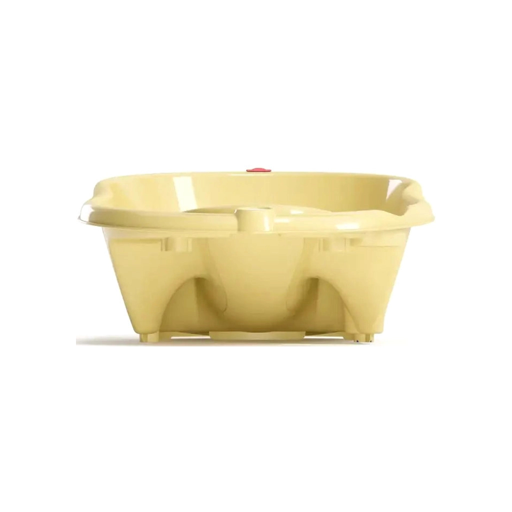 Ванночка Ok Baby Onda з анатомічною гіркою і термодатчиком, жовтий (38231300) - зображення 4