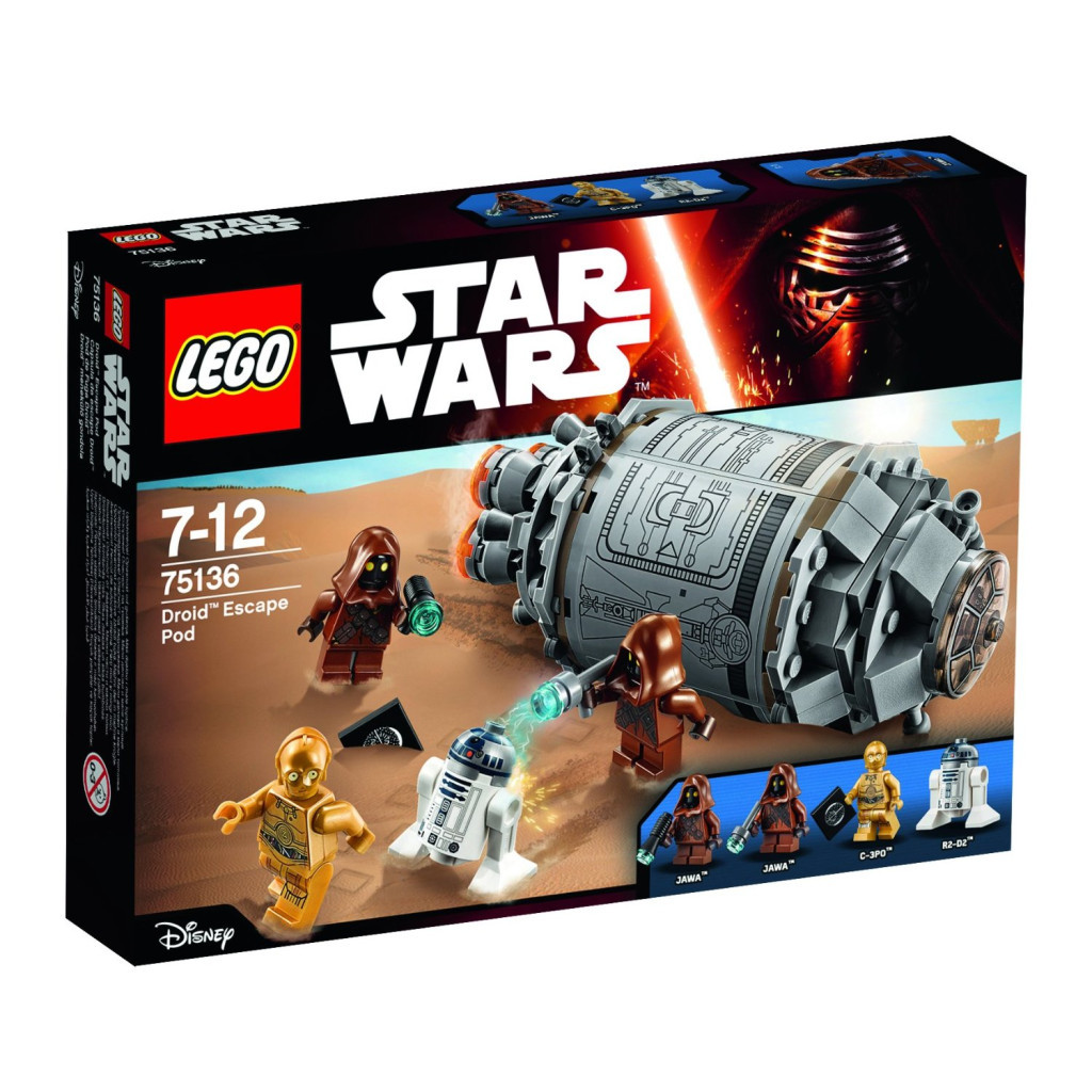 Конструктор LEGO Star Wars Рятувальна капсула дроїдів (75136) - зображення 1