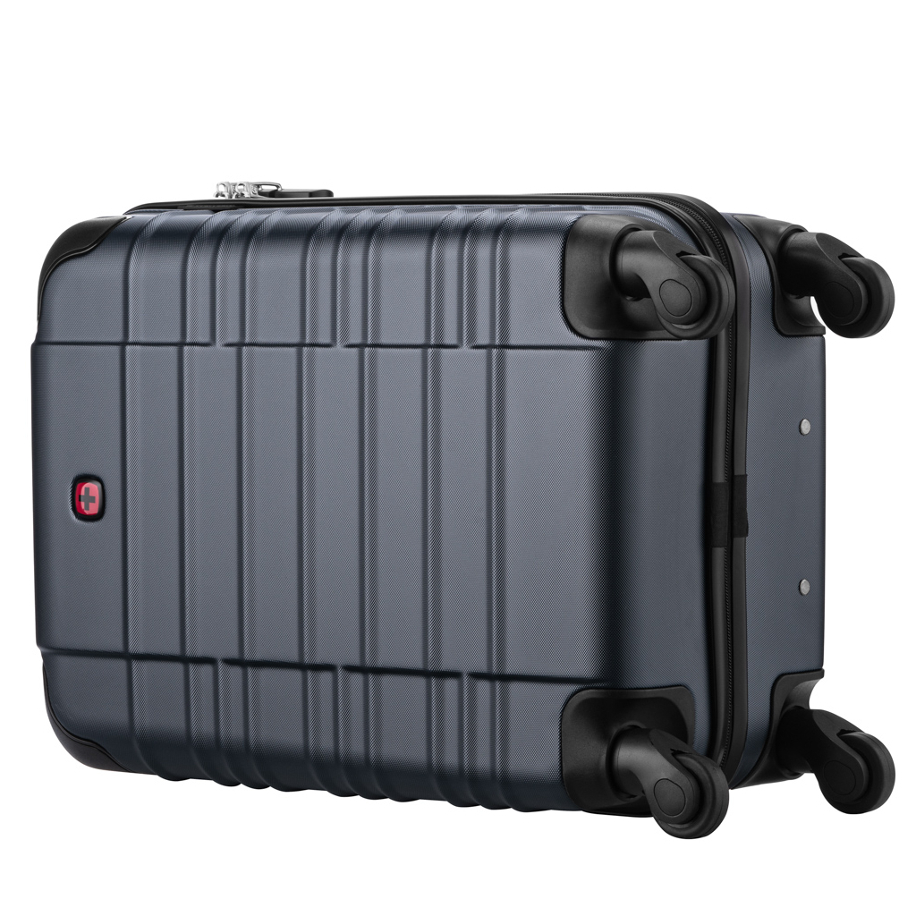 Валіза Wenger Amplar, мала, пластик, 4 колеса, синя (653144) - зображення 8