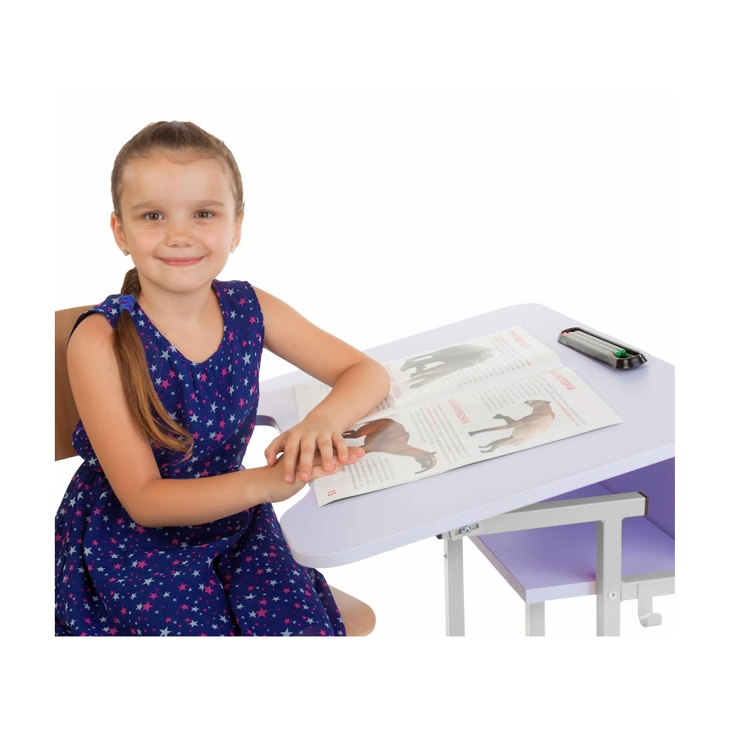 Парта зі стільцем Sector Сопрано лаванда трансформер - зображення 7