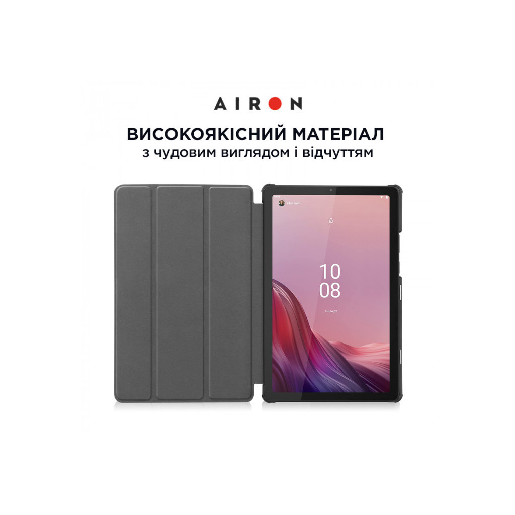Чохол до планшета AirOn Premium для Lenovo Tab M9 9" (TB-310FU) + protective film black (4822352781091) - зображення 10