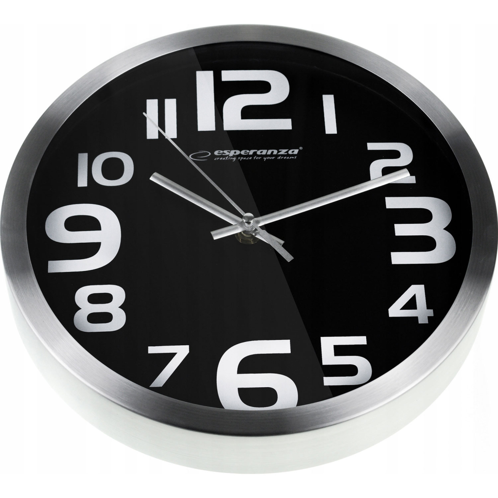 Настінний годинник Esperanza Wall Clock Zurich Black 25 см (EHC013K) - зображення 2