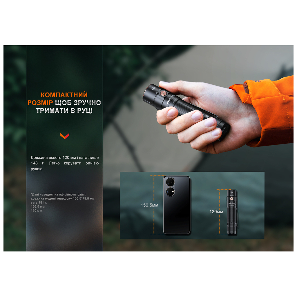 Ліхтар Fenix E35R блакитний (E35Rblue) - зображення 7