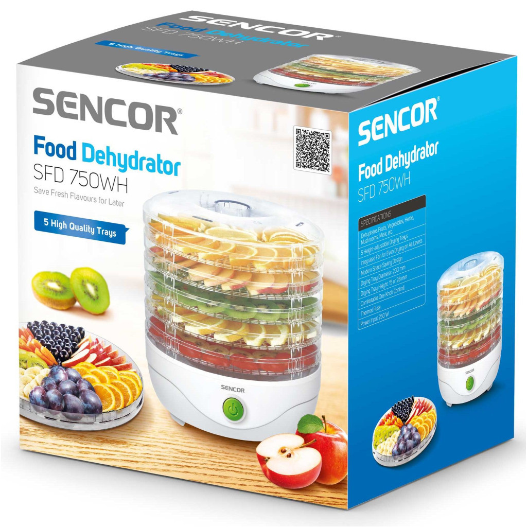 Сушка для овочів та фруктів Sencor SFD 750WH - зображення 12