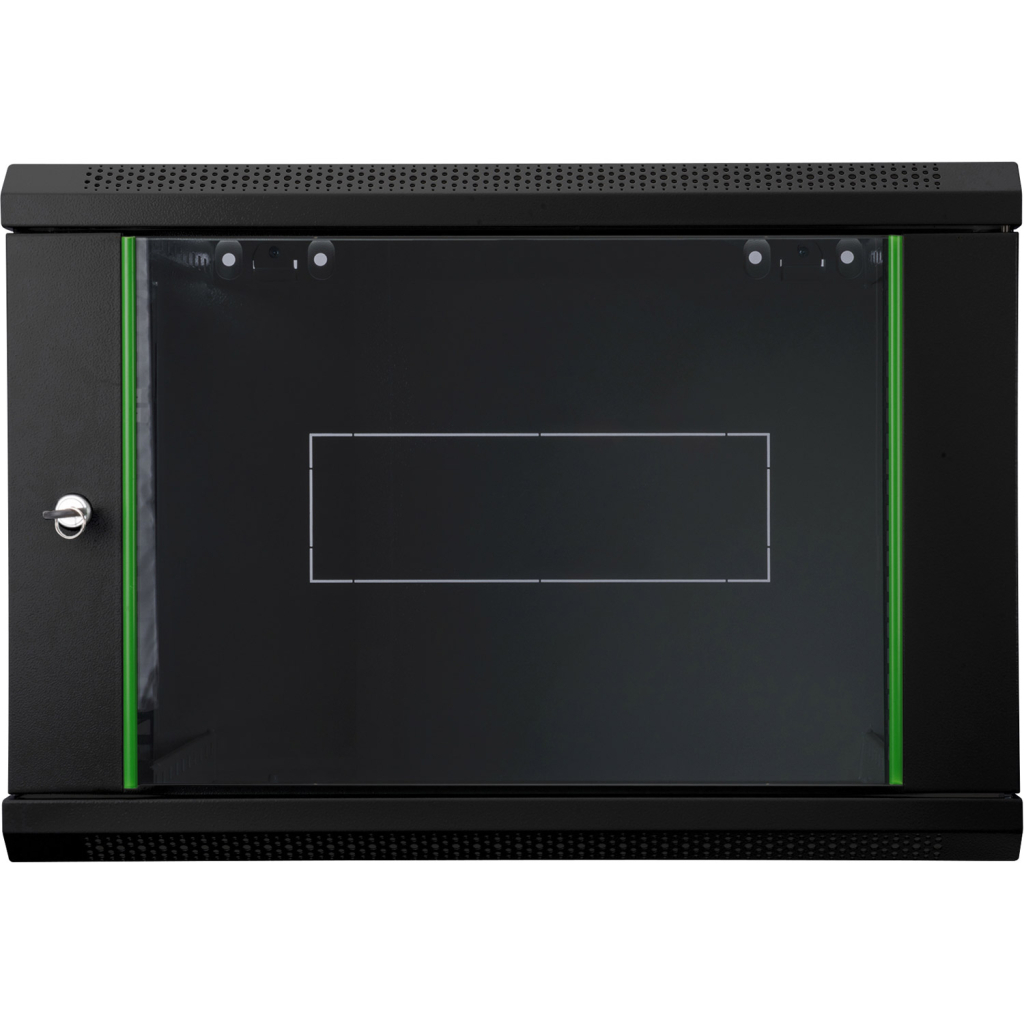 Шафа настінна Digitus Wall Mounting Dynamic Basic 19" 7U 600x600, RAL 9005 (DN-1907U-6/6-EC-SW) - зображення 2