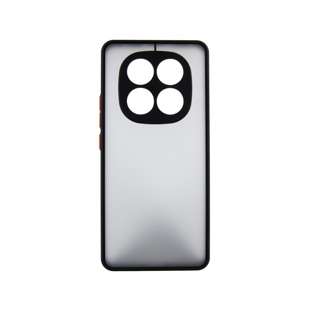 Чохол до мобільного телефона Dengos Matte Xiaomi Redmi Note 14 Pro (Black) (DG-TPU-MATT-156) - зображення 1