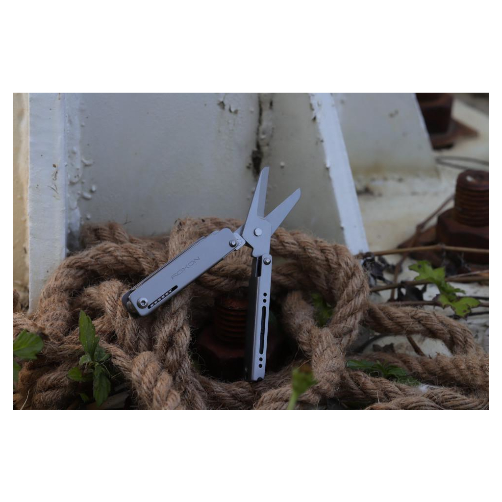 Мультитул Roxon зі змінними бітами Grey (M3) - зображення 4