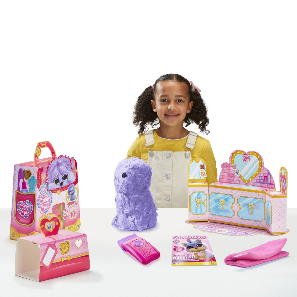 М'яка іграшка Moose Няшка-потеряшка Грумінг салон лілова (30147) - зображення 12