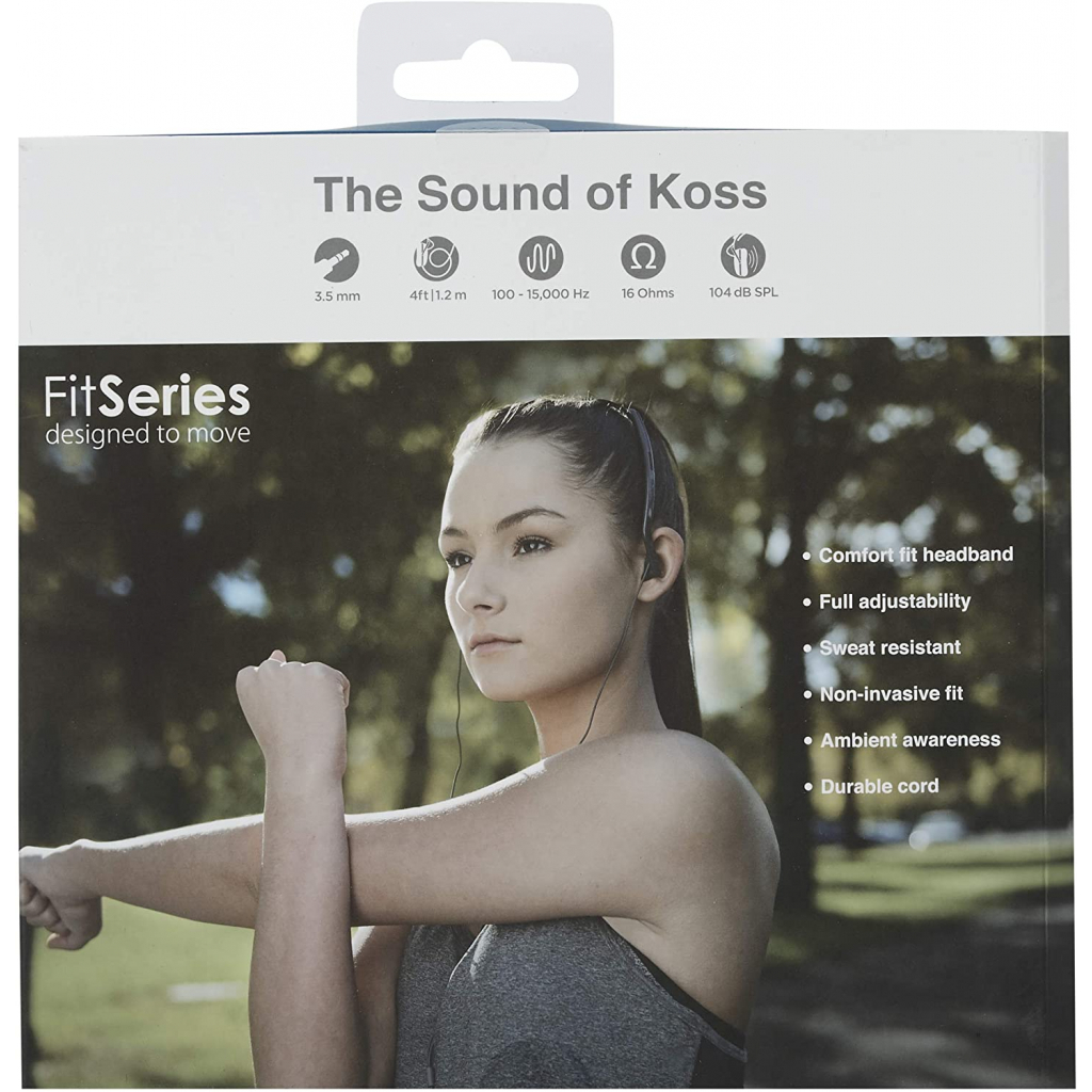 Навушники Koss KPH14K Fitness Black (189014.101) - зображення 6