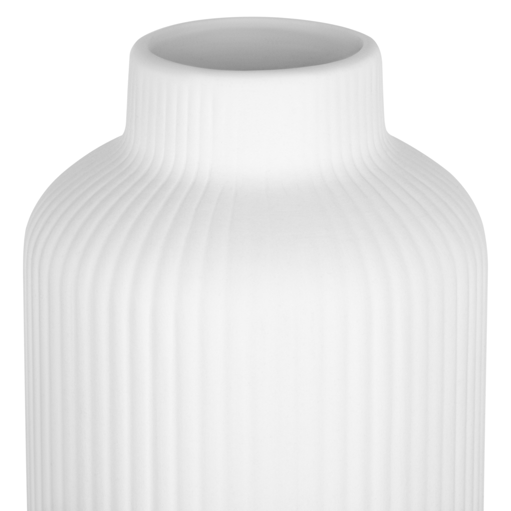Ваза Ardesto Liguria, 8х22.7см, порцеляна, білий (AR3803W) - зображення 3