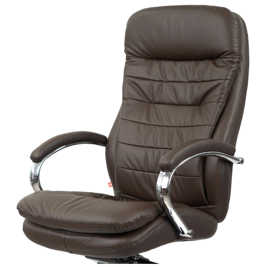 Офісне крісло Аклас Валенсія MB XY-7340 Коричневий (Шкіра LC-K dark brown) (00161484) - зображення 5