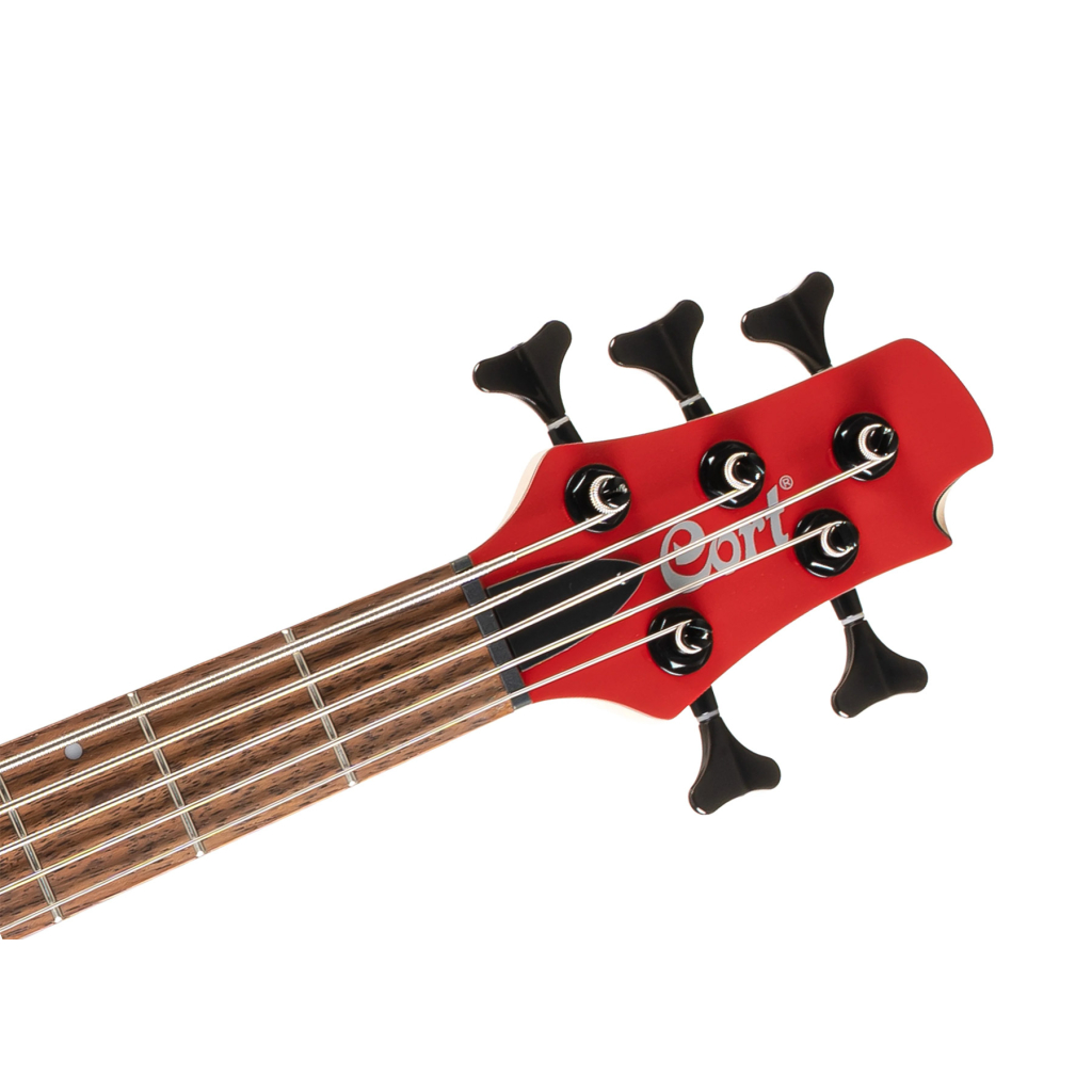 Бас-гітара Cort C5 Deluxe Candy Red - зображення 3