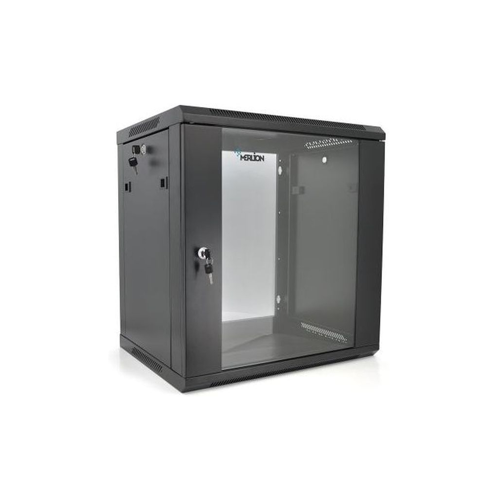 Шафа настінна Merlion 15U 19" 600*450*768 (Ш*Г*В)мм, black (Ml3-6415 / 23532) - зображення 1