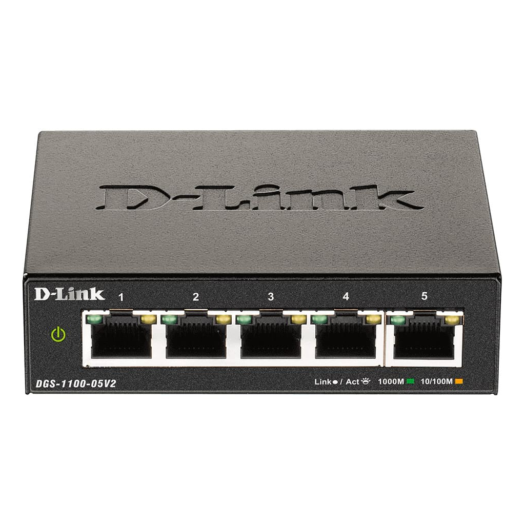Комутатор мережевий D-Link DGS-1100-05V2 - зображення 1