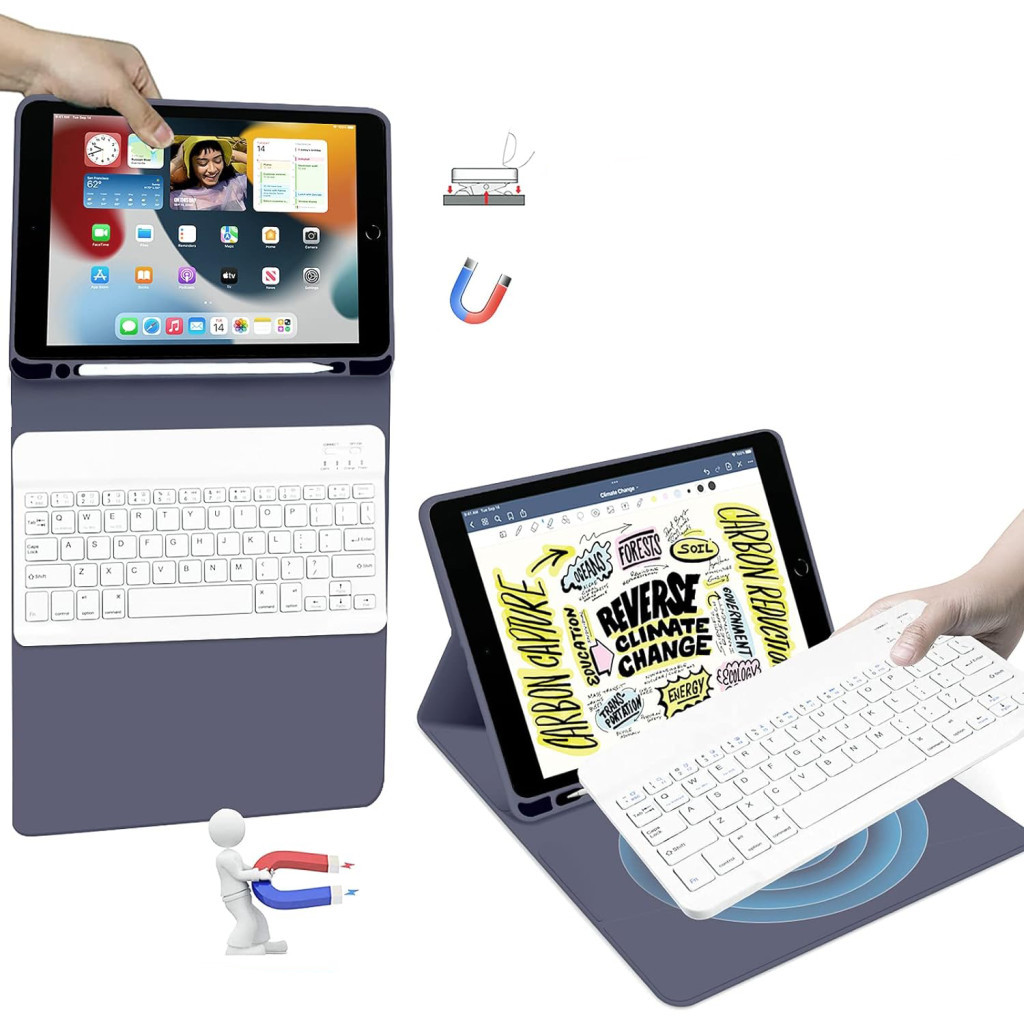 Чохол до планшета BeCover Keyboard Apple iPad 10.9" 2022 Purple (711143) - зображення 6