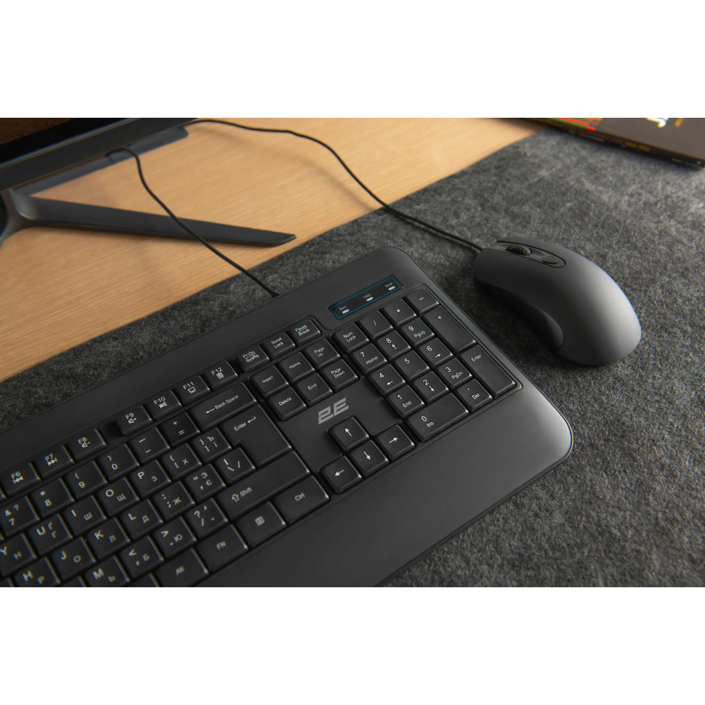 Клавіатура 2E 2Е KS109 USB-A Black (2E-KS109UB) - зображення 3