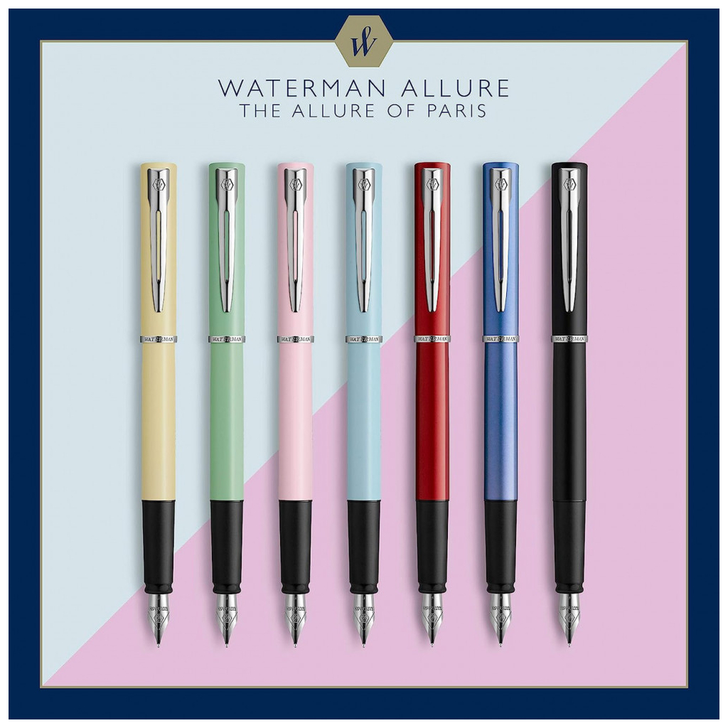 Ручка пір'яна Waterman ALLURE Blue CT  FP F (13 312) - зображення 5