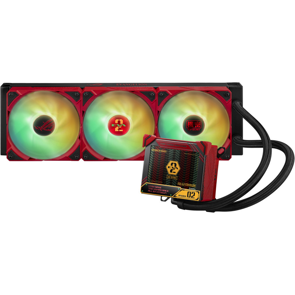 Система рідинного охолодження ASUS ROG RYUJIN III 360 ARGB EVA-02 Edition (90RC00L3-M0UAY0) - зображення 2