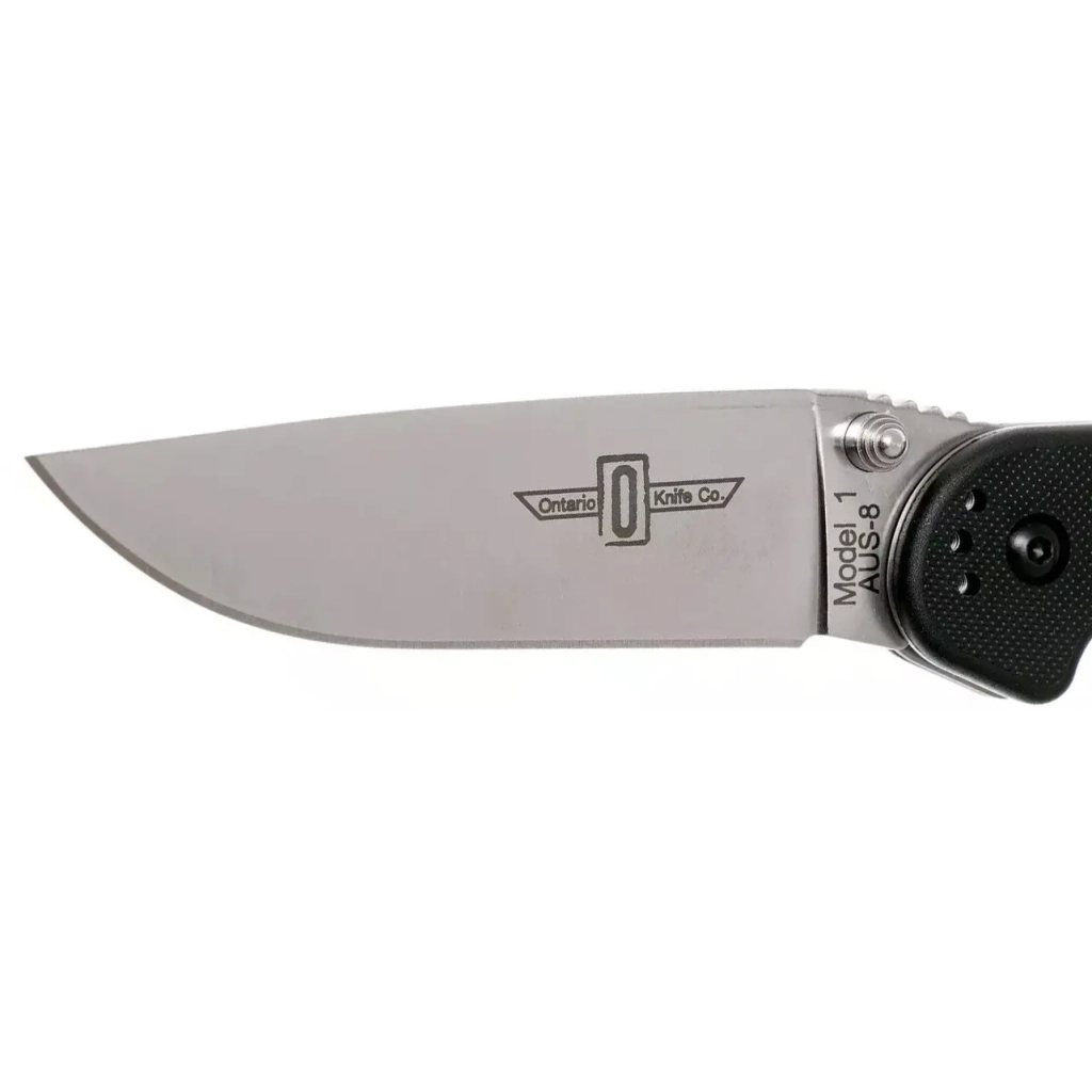 Ніж Ontario Knife RAT I AUS-8 Black (ON8848) - зображення 3
