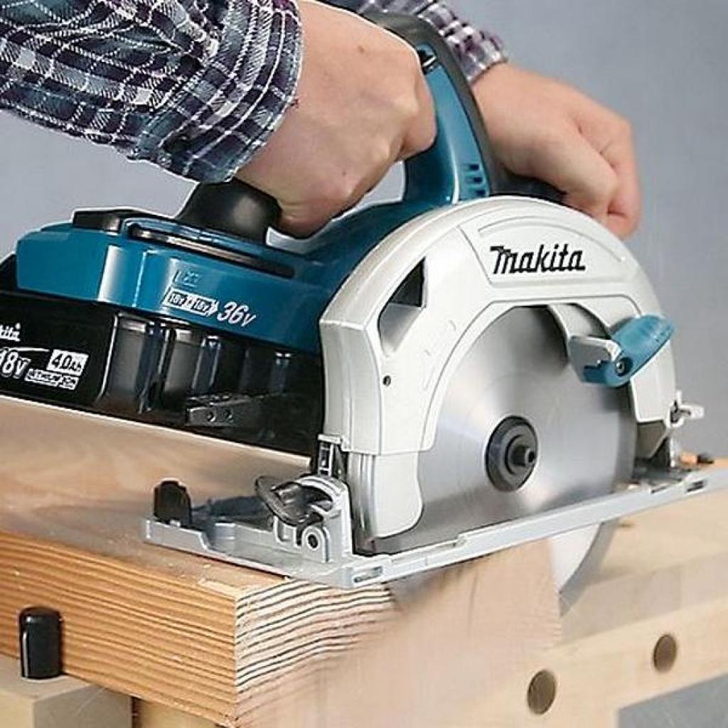 Дискова пила Makita LXT, 18В + 190мм (без АКБ та БЖ) (DHS710Z) - зображення 4