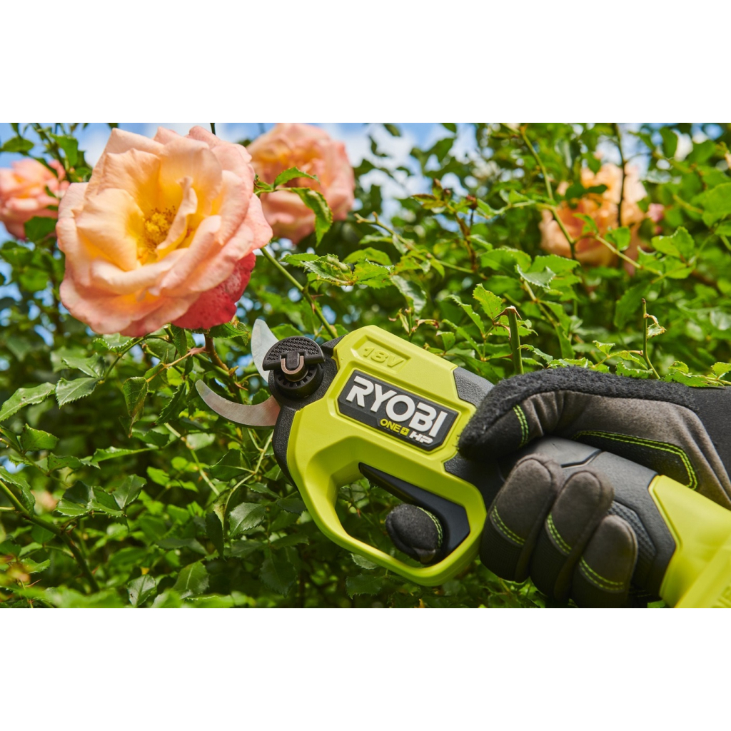 Секатор Ryobi ONE+ HP RY18SCXA-120T, 18V, 2Ah, до 28мм, кейс (5133005788) - изображение 8