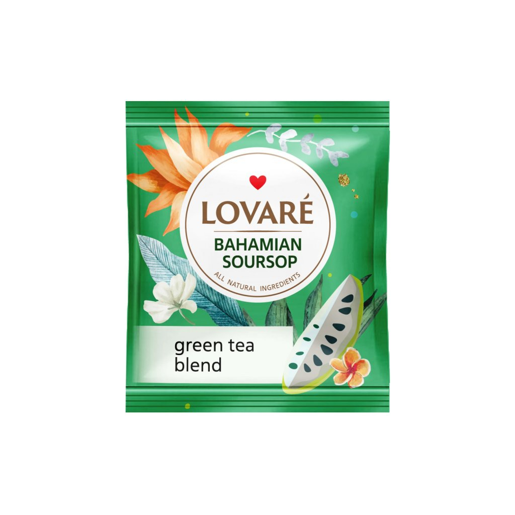 Чай Lovare Bahamian soursop 50х1.5 г (lv.16263) - изображение 3