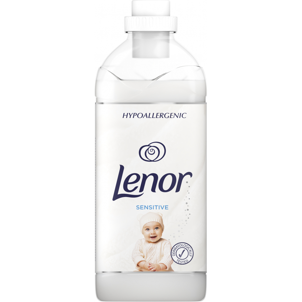 Кондиціонер для білизни Lenor Для чутливої та дитячої шкіри 1.36 л (8001090207418) - зображення 1