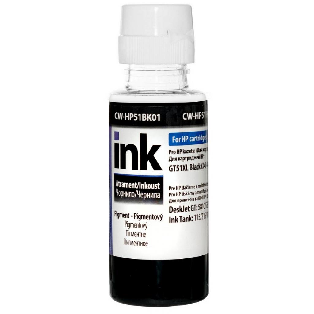 Чорнило ColorWay HP Ink Tank 115/315/415 100мл Black Pigm. (CW-HP51BK01) - зображення 1