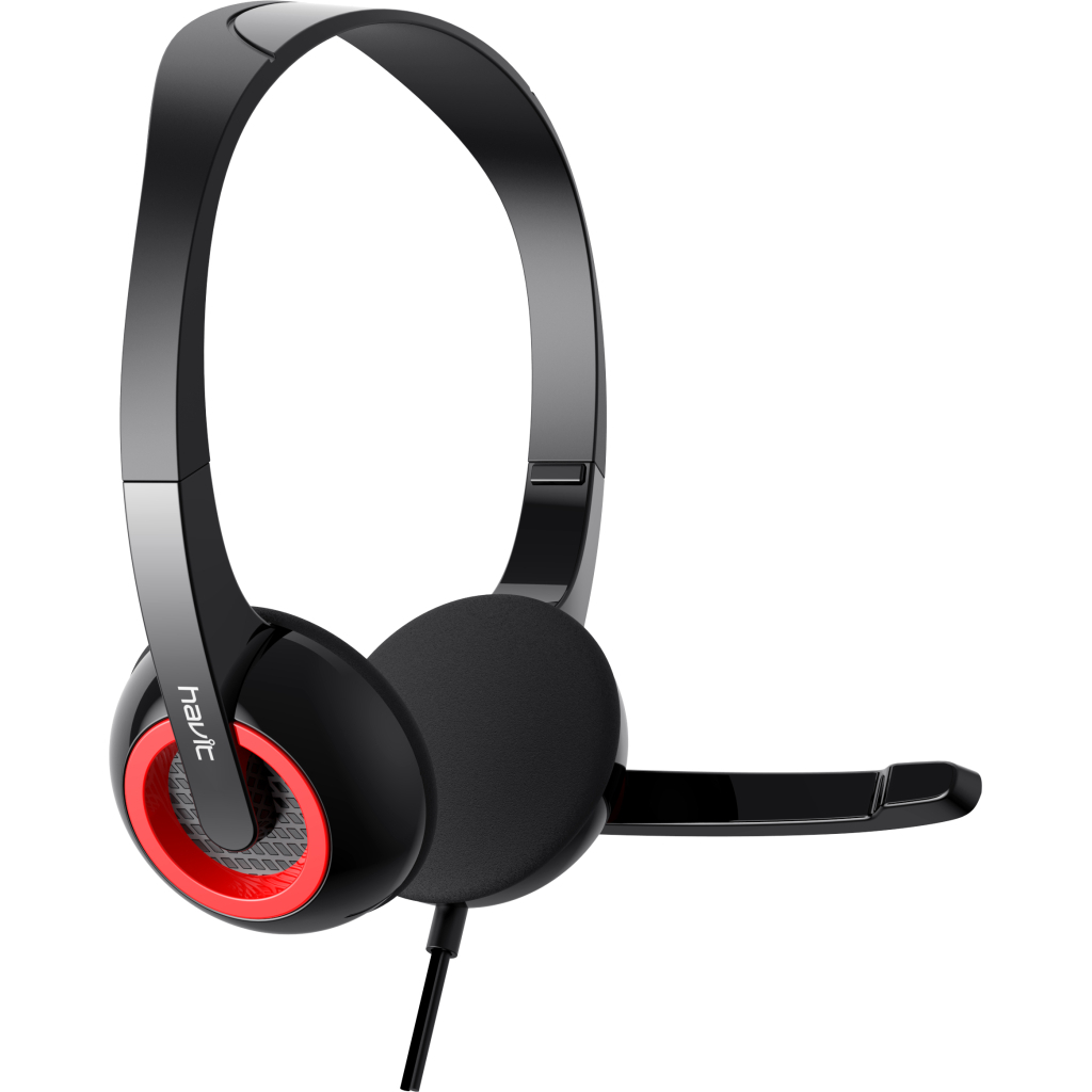 Навушники Havit HV-H202D Black/Red (6939119033705) - зображення 4