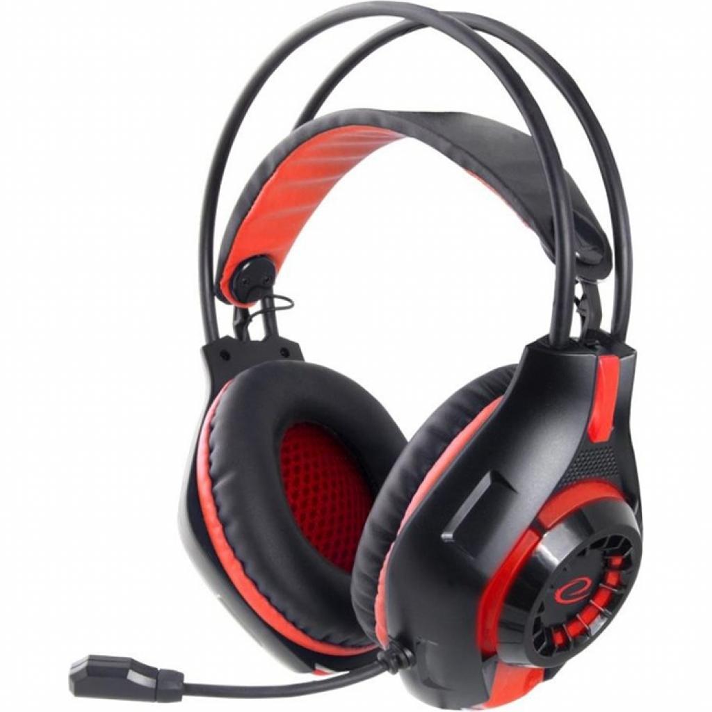 Навушники Esperanza EGH420R Black-Red - зображення 1